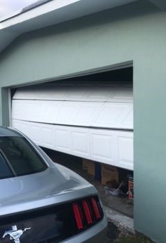 Garage Door Off Track Repair in Buda
